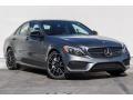 Front 3/4 View of 2017 Mercedes-Benz C 43 AMG 4Matic Sedan #12