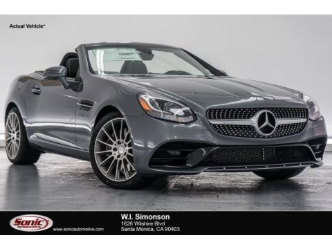 Selenite Grey Metallic Mercedes-Benz SLC 300 Roadster.  Click to enlarge.