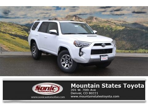 Super White Toyota 4Runner TRD Off-Road Premium 4x4.  Click to enlarge.