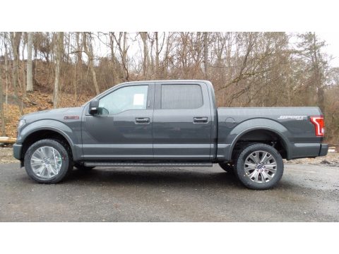 Lithium Gray Ford F150 XLT SuperCrew 4x4.  Click to enlarge.