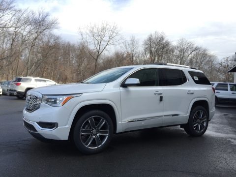 White Frost Tricoat GMC Acadia Denali AWD. Click to enlarge. White Frost Tricoat GMC Acadia Denali AWD. Click to enlarge.