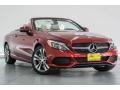 Front 3/4 View of 2017 Mercedes-Benz C 300 Cabriolet #12