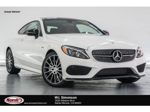 Polar White Mercedes-Benz C 43 AMG 4Matic Coupe.  Click to enlarge.