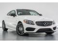 Front 3/4 View of 2017 Mercedes-Benz C 43 AMG 4Matic Coupe #12