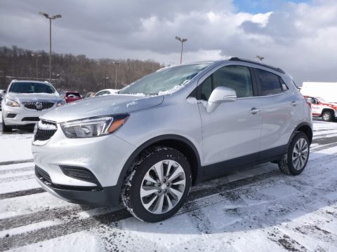 Quicksilver Metallic Buick Encore Preferred AWD.  Click to enlarge.
