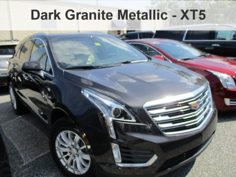 Dark Granite Metallic Cadillac XT5 FWD.  Click to enlarge.