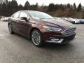 Front 3/4 View of 2017 Ford Fusion SE #3
