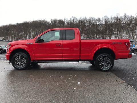 Race Red Ford F150 XLT SuperCab 4x4.  Click to enlarge.