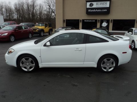 Summit White Chevrolet Cobalt Sport Coupe.  Click to enlarge.