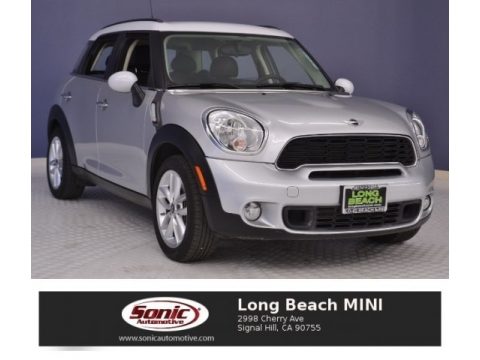 Crystal Silver Metallic Mini Cooper S Countryman.  Click to enlarge.