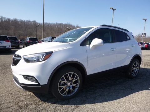 Summit White Buick Encore Sport Touring AWD.  Click to enlarge.