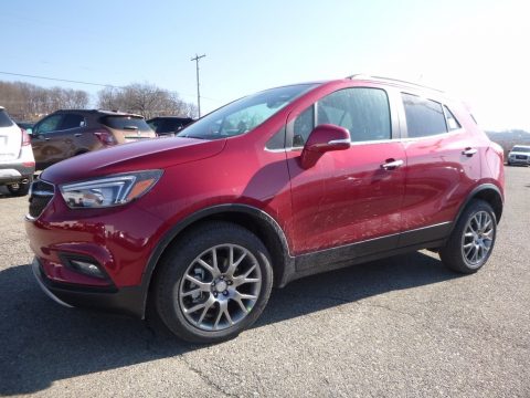 Winterberry Red Metallic Buick Encore Sport Touring AWD.  Click to enlarge.