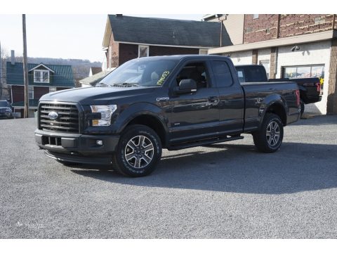 Lithium Gray Ford F150 XLT SuperCab 4x4.  Click to enlarge.