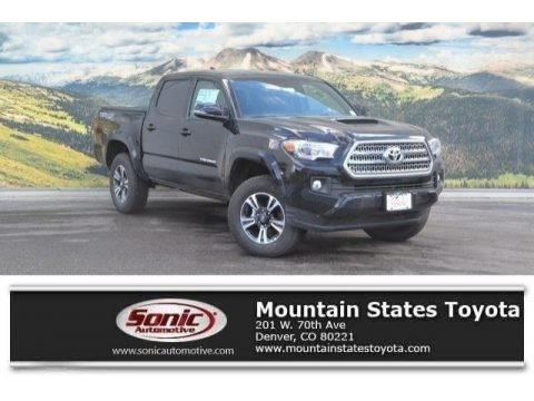 Black Toyota Tacoma TRD Off Road Double Cab 4x4.  Click to enlarge.
