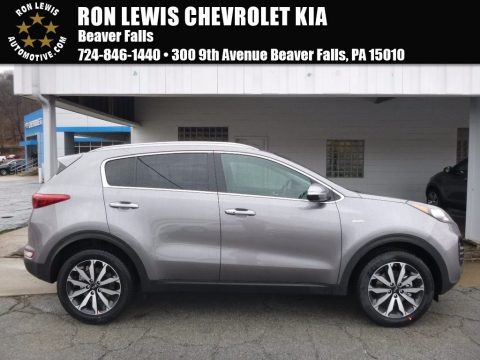 Mineral Silver Kia Sportage EX AWD. Click to enlarge. Mineral Silver Kia Sportage EX AWD. Click to enlarge.