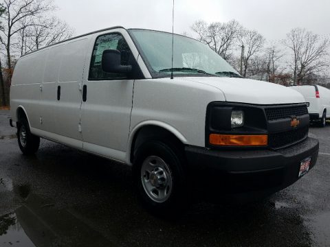 Summit White Chevrolet Express 3500 Cargo WT.  Click to enlarge.