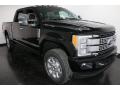 Front 3/4 View of 2017 Ford F350 Super Duty Platinum Crew Cab 4x4 #8