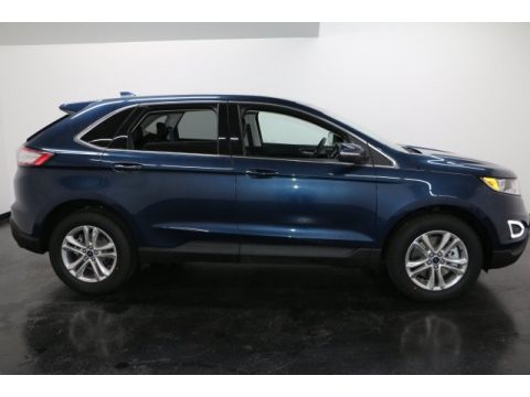 Blue Jeans Metallic Ford Edge SEL AWD.  Click to enlarge.