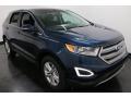 Front 3/4 View of 2017 Ford Edge SEL AWD #8