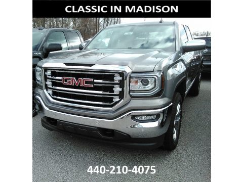 Pepperdust Metallic GMC Sierra 1500 SLT Double Cab 4WD.  Click to enlarge.