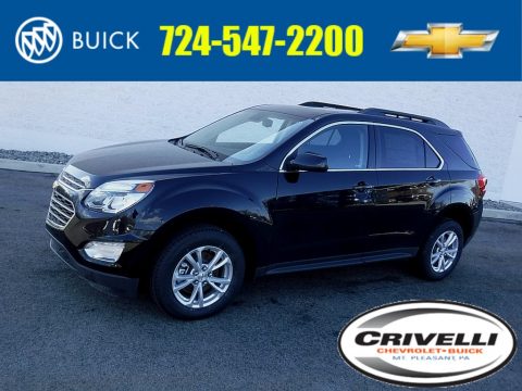 Mosaic Black Metallic Chevrolet Equinox LT AWD.  Click to enlarge.