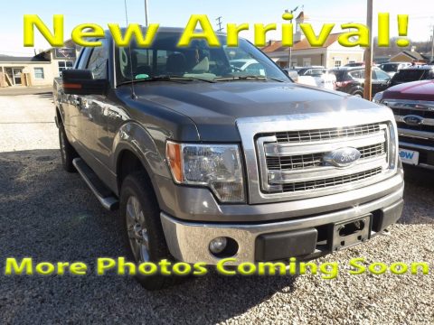 Sterling Gray Metallic Ford F150 XLT SuperCab 4x4.  Click to enlarge.