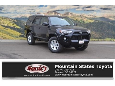 Midnight Black Metallic Toyota 4Runner SR5 Premium 4x4.  Click to enlarge.