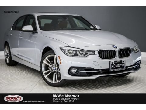 Glacier Silver Metallic BMW 3 Series 330i Sedan.  Click to enlarge.