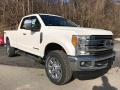 Front 3/4 View of 2017 Ford F350 Super Duty Lariat SuperCab 4x4 #3