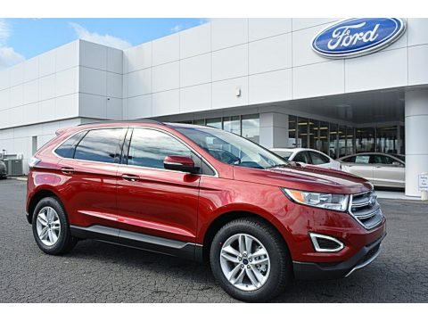 Ruby Red Metallic Ford Edge SEL.  Click to enlarge.