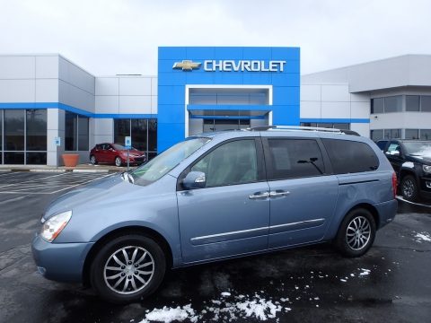 Glacier Blue Kia Sedona EX. Click to enlarge. Glacier Blue Kia Sedona EX. Click to enlarge.