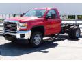 Front 3/4 View of 2017 GMC Sierra 3500HD Regular Cab Chassis 4x4 #1