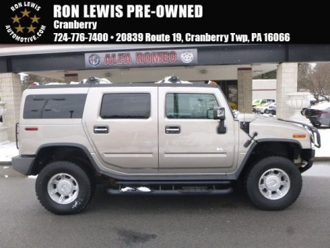 Pewter Metallic Hummer H2 SUV.  Click to enlarge.