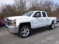 Front 3/4 View of 2017 Chevrolet Silverado 2500HD Work Truck Double Cab 4x4 #1
