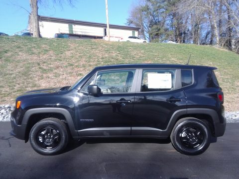 Black Jeep Renegade Sport 4x4.  Click to enlarge.