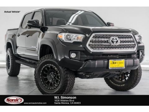 Black Toyota Tacoma TRD Off-Road Double Cab.  Click to enlarge.