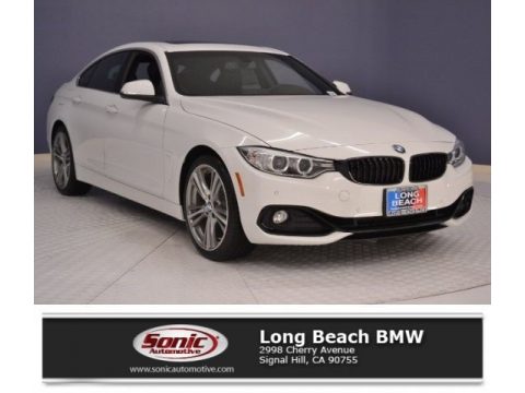 Alpine White BMW 4 Series 430i Gran Coupe.  Click to enlarge.