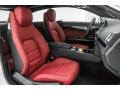  2017 Mercedes-Benz E Red/Black Interior #2