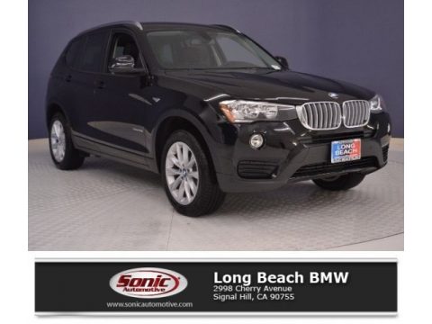 Jet Black BMW X3 sDrive28i.  Click to enlarge.