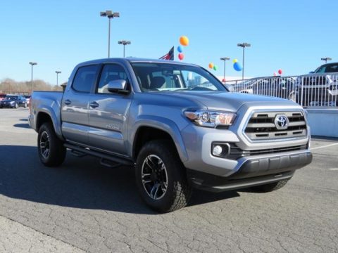 Silver Sky Metallic Toyota Tacoma XP Double Cab.  Click to enlarge.