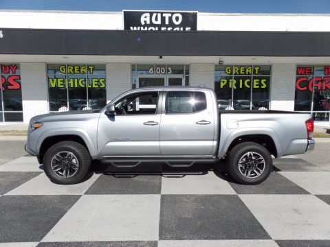 Silver Sky Metallic Toyota Tacoma XP Double Cab 4x4.  Click to enlarge.
