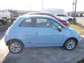  2017 Fiat 500 Celeste Blu (Retro Light Blue) #6