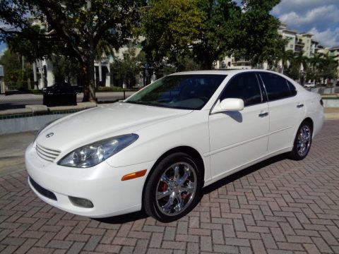 Crystal White Lexus ES 300.  Click to enlarge.