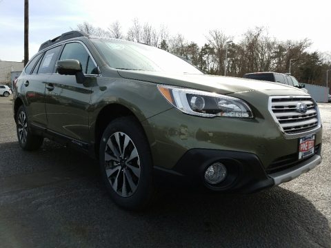 Wilderness Green Metallic Subaru Outback 3.6R Limited.  Click to enlarge.