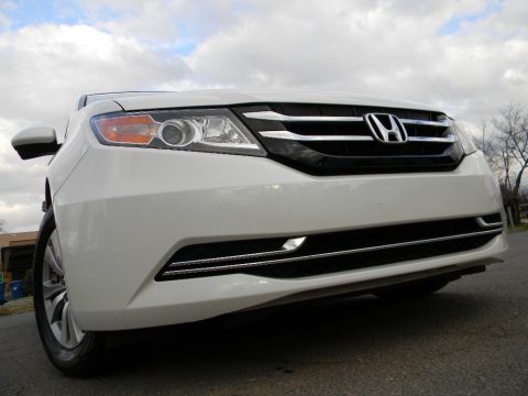 White Diamond Pearl Honda Odyssey EX-L. Click to enlarge. White Diamond Pearl Honda Odyssey EX-L. Click to enlarge.