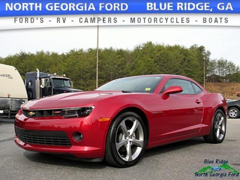 Crystal Red Tintcoat Chevrolet Camaro LT Coupe.  Click to enlarge.