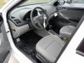  2017 Hyundai Accent Gray Interior #4