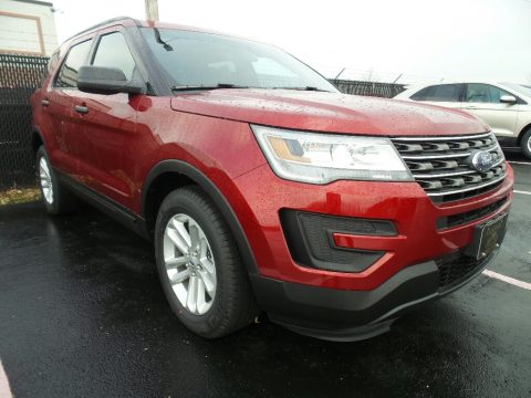 Ruby Red Ford Explorer FWD.  Click to enlarge.
