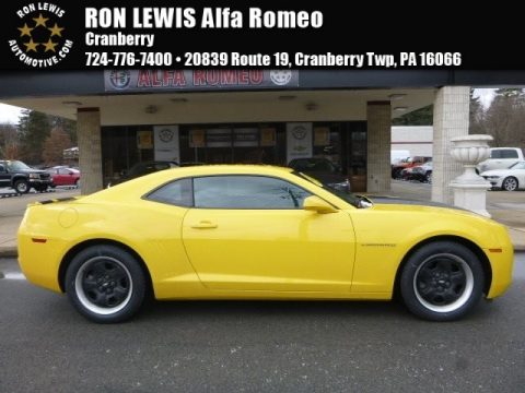 Rally Yellow Chevrolet Camaro LS Coupe.  Click to enlarge.