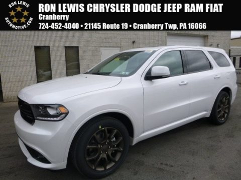 Vice White Tri-Coat Pearl Dodge Durango R/T AWD.  Click to enlarge.